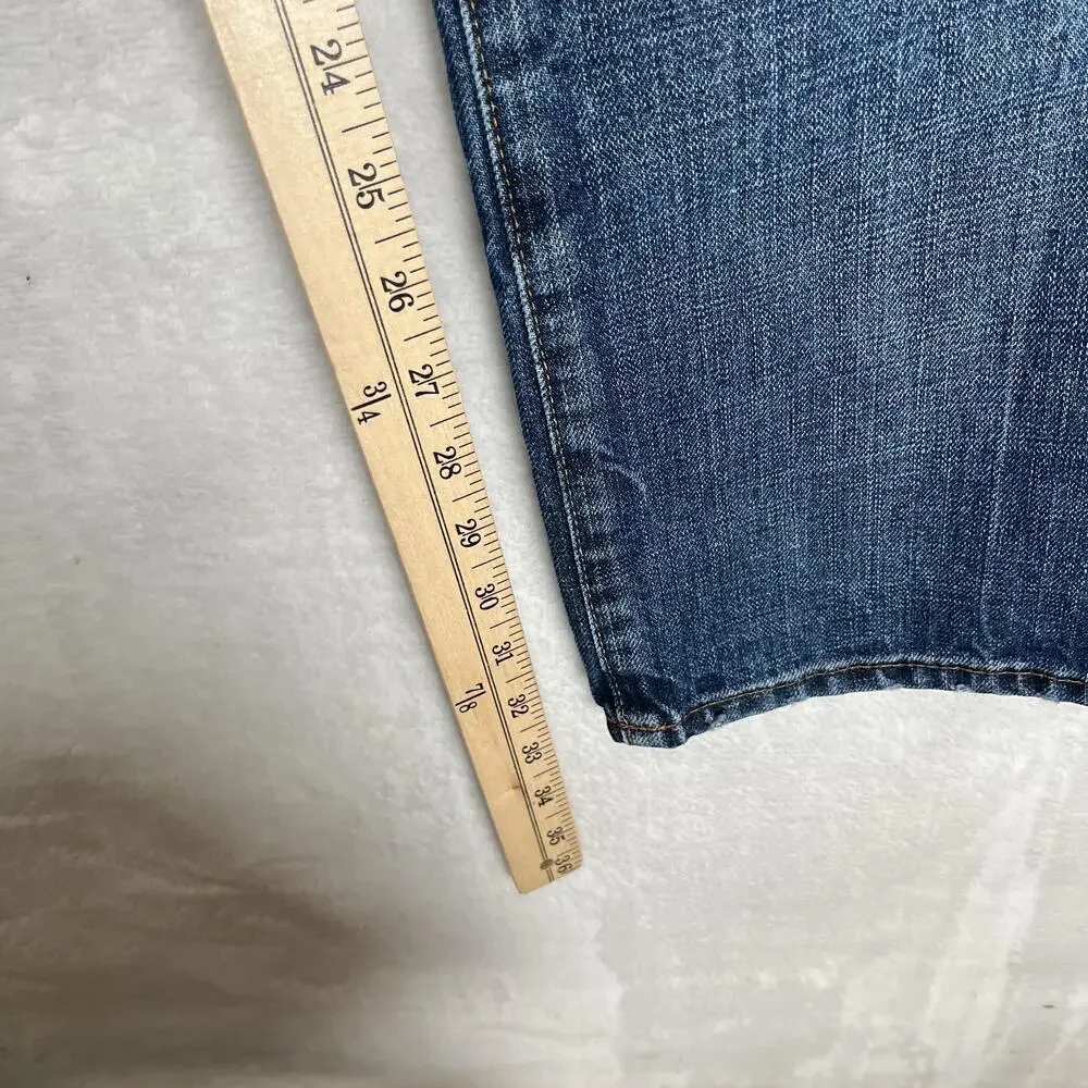 Denim & Supply Ralph Lauren Slouch Jeans Mens 38x32 Blue Distressed Straight